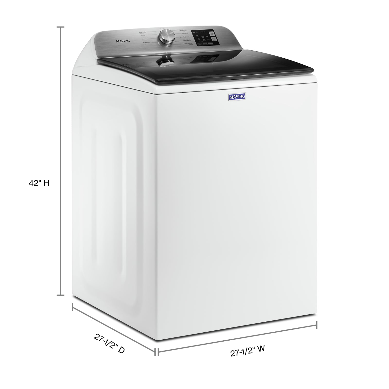 Maytag White Top Load Washer (5.5 cu.ft.) - MVW6200KW