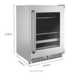 KitchenAid Stainless Steel 14-Bottle Beverage Centre (4.9 cu. ft.) - KUBR314KSS