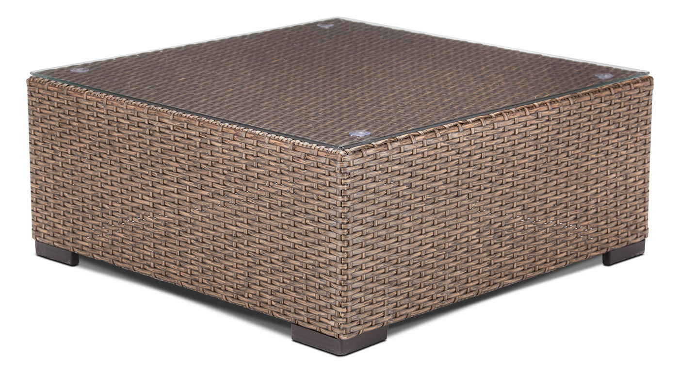 Caribe Outdoor Coffee Table - Light Brown