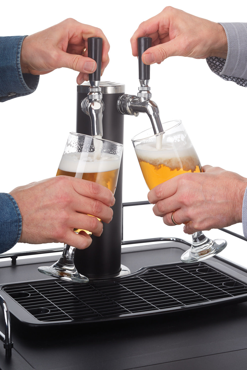 Danby Silver Dual Tap Keg Cooler (5.4 Cu. Ft.) - DKC054A1BSL2DB