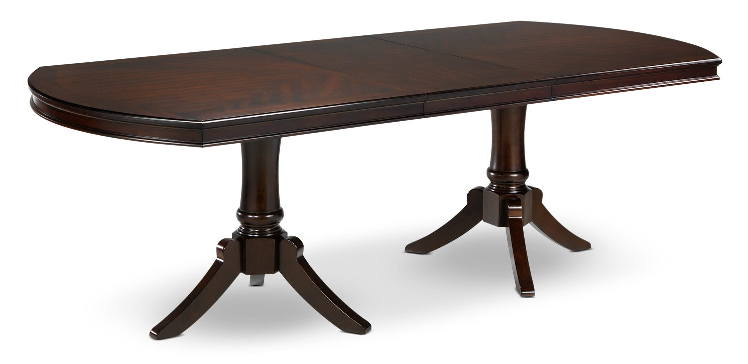 Thoreaux 7-Piece Extendable Dining Set - Dark Cherry