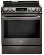 LG Appliances Black Stainless Steel Slide-In Electric Range (6.3 Cu. Ft.) - LSE4611BD