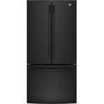 GE Black Counter-Depth French Door Refrigerator (18.6 Cu. Ft.) - GWE19JGLBB