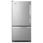Whirlpool Stainless Steel Bottom-Freezer Refrigerator (19 Cu. Ft.) - WRB329LFBM