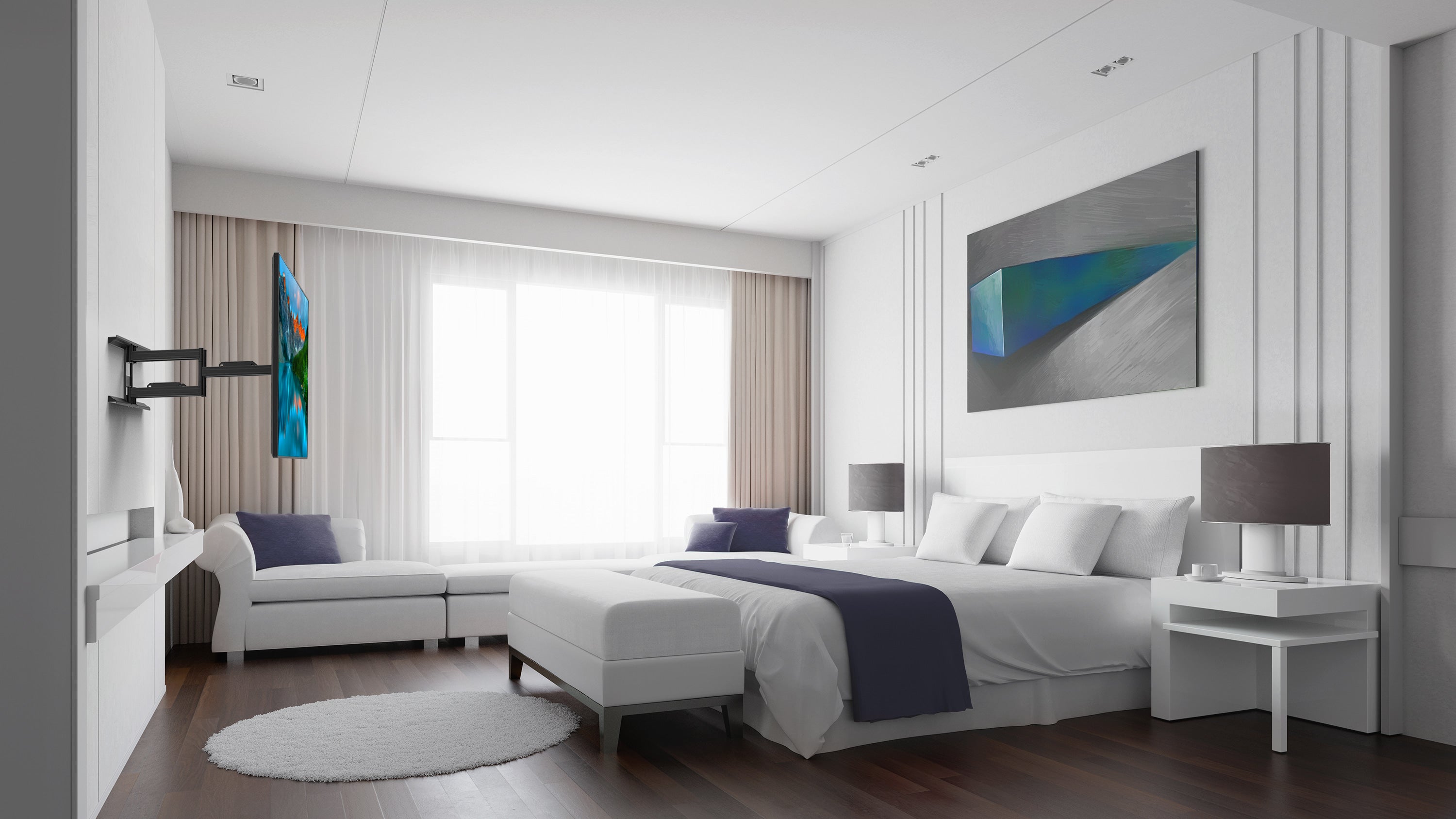 Full Motion TV Wall Mount with 31" of Extension for 42" to 100" TVs - PDX700