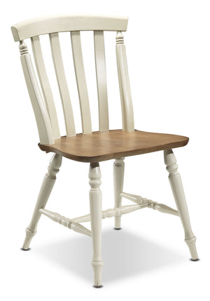 Fresco Side Chair - Driftwood and Cream