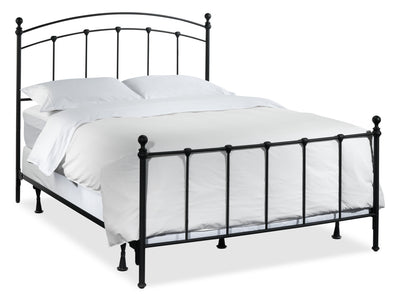 Sanford 3-Piece Queen Bed - Matte Black