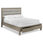 Bay Hill 3-Piece Queen Storage Bed - Grey