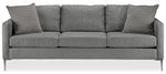 Orly Sofa - Silver