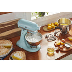 KitchenAid Mineral Water Blue Artisan® Series Tilt-Head Stand Mixer with Premium Accessory Pack - KSM195PSMI