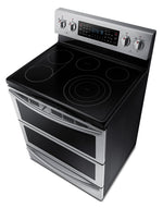 Samsung Stainless Steel Freestanding Electric Dual Convection Range (5.9 Cu. Ft.) - NE59J7850WS/AC