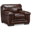 Stampede Leather Chair - Coffee