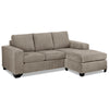 Fava Chaise Sofa - Pewter