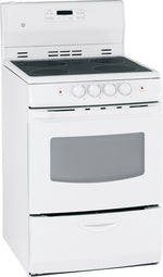 GE White Freestanding Electric Range (3.0 Cu. Ft.) - JCAP760WMWW