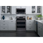 Samsung Black Stainless Steel Freestanding Electric Convection Range (5.9 Cu. Ft.) - NE59J7850WG/AC