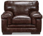Stampede Leather Chair - Coffee