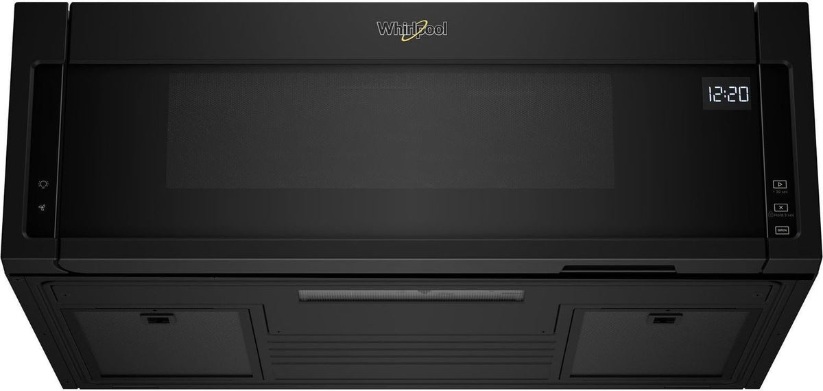 Whirlpool Black OvertheRange Microwave and Hood Combination (1.1 Cu