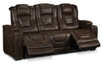 Dakota Power Reclining Sofa - Walnut