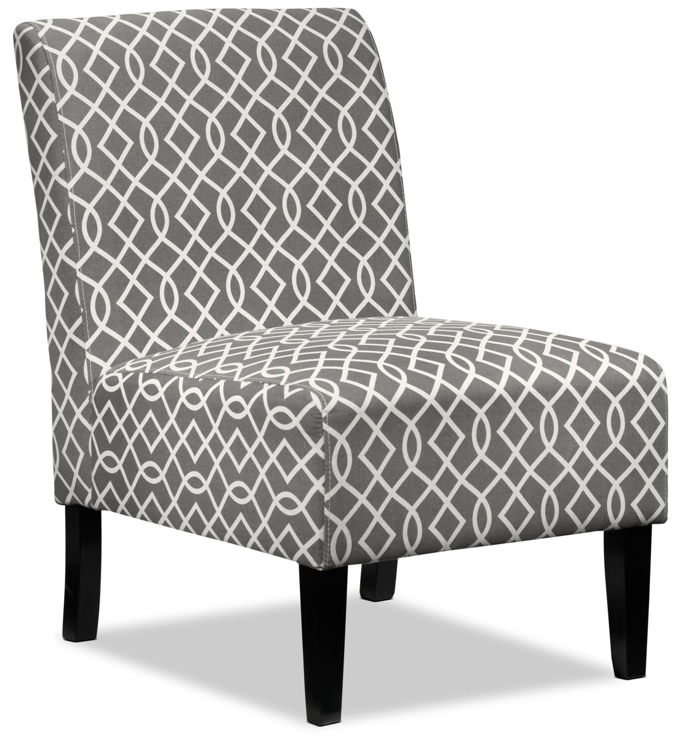 Santos Accent Chair - Grey Lattice