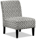 Santos Accent Chair - Grey Lattice