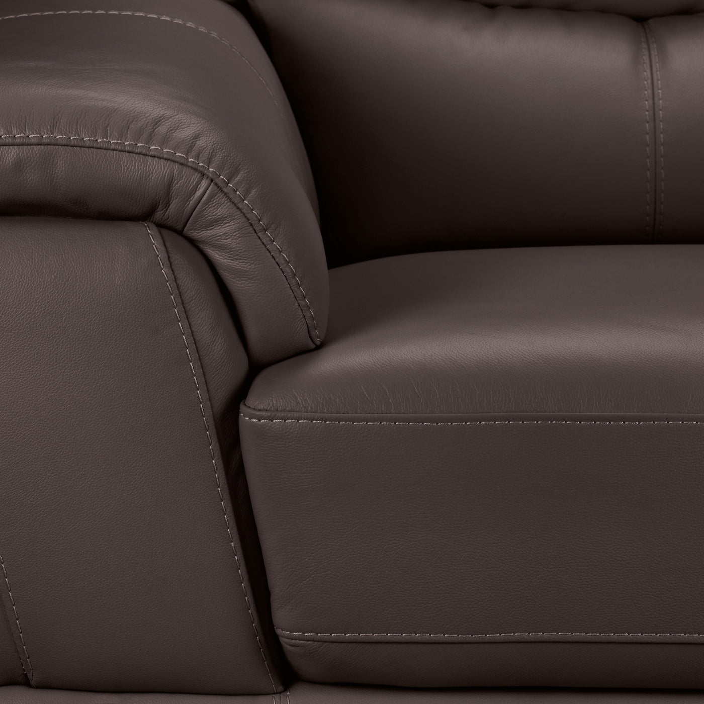 Braylon Leather Chair - Dark Chocolate