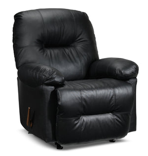 Hunter Leather Rocker Recliner - Black