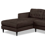 Paragon 2-Piece Sectional with Left-Facing Chaise - Dark Chocolate
