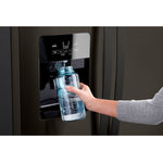 Whirlpool Black Stainless Steel Side-by-Side Refrigerator (21 Cu. Ft.) - WRS321SDHV