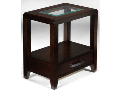 Felicia 24" End Table - Espresso