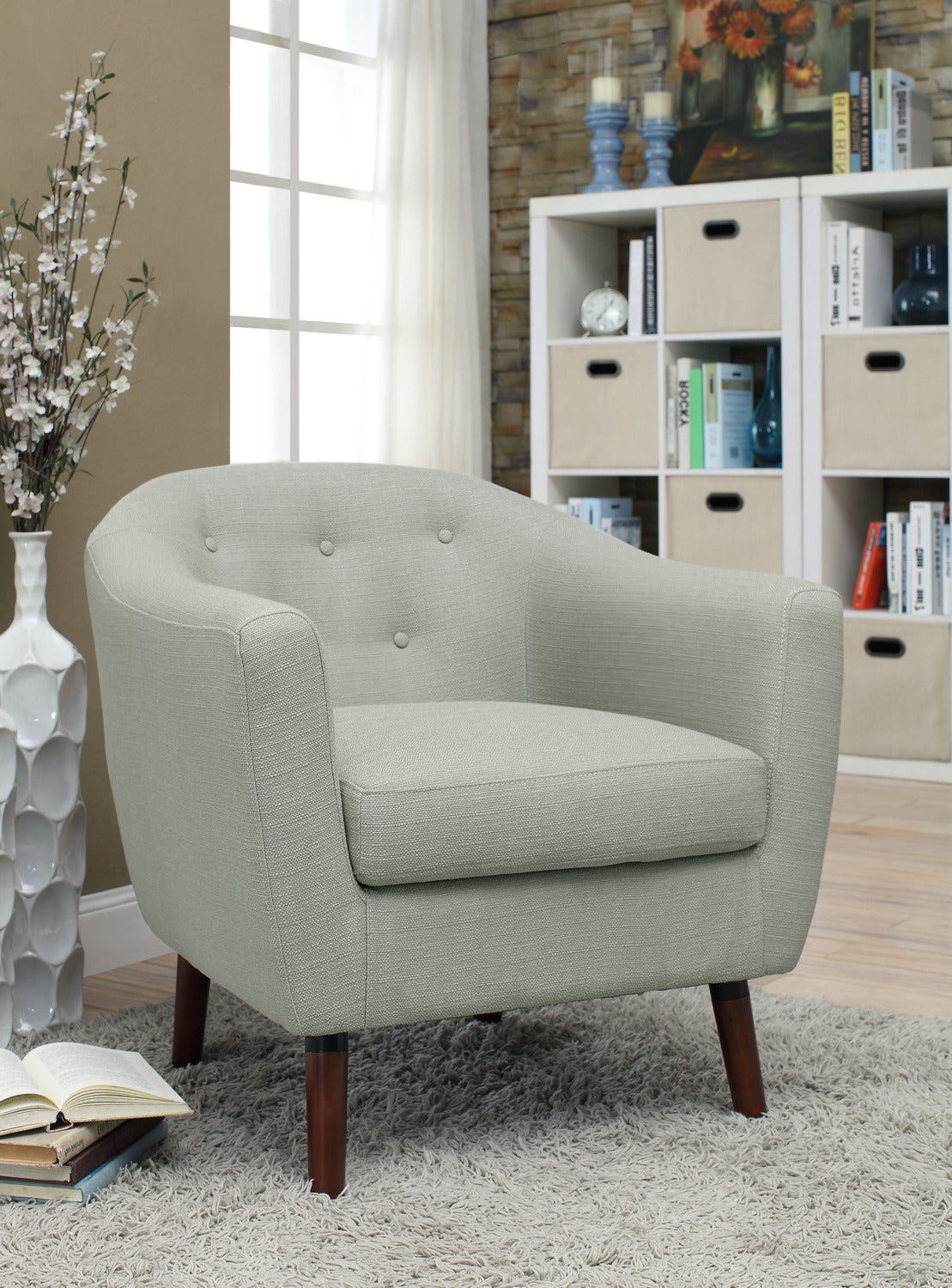 Zia Accent Chair Beige Leon's