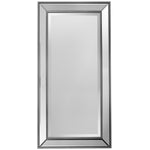 Vedette Silver Beaded Wall Mirror (20" x 40")