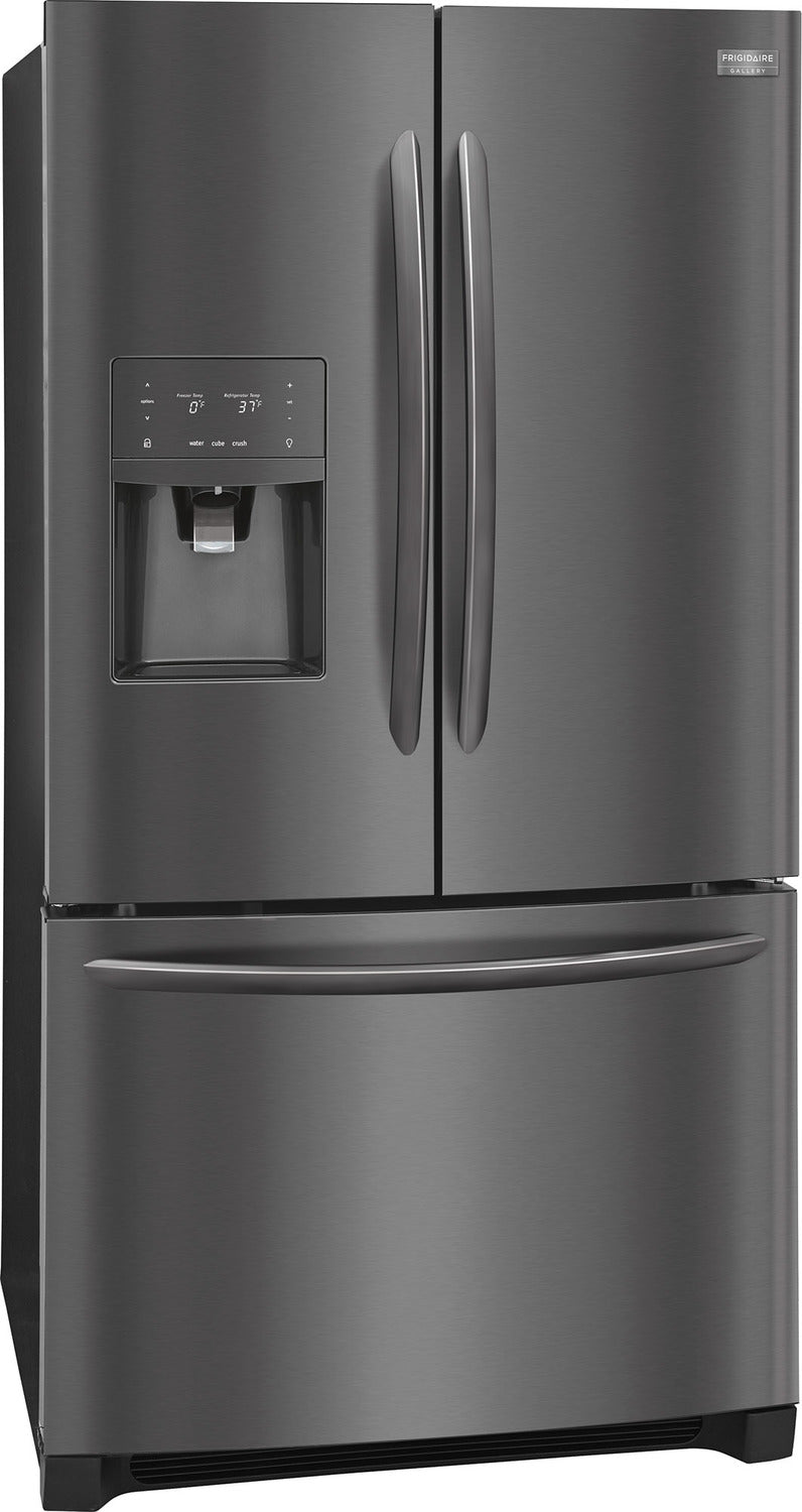Frigidaire Gallery Black Stainless Steel French Door Refrigerator  (21.7 Cu. Ft.) - FGHD2368TD