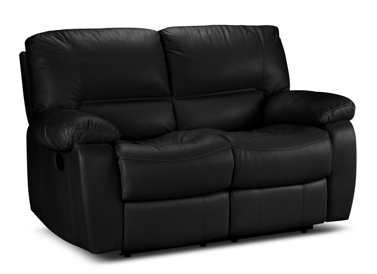 Piermont Reclining Loveseat - Black