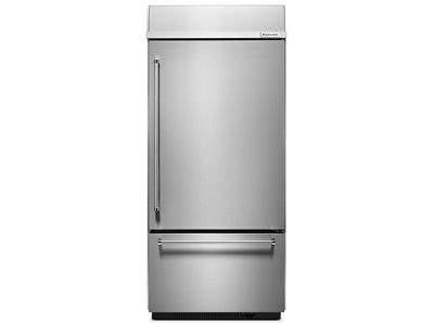 KitchenAid Stainless Steel Bottom-Freezer Refrigerator (20.9 Cu. Ft.)  - KBBR306ESS