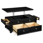 Turner 46" Lift-Top Coffee Table - Black