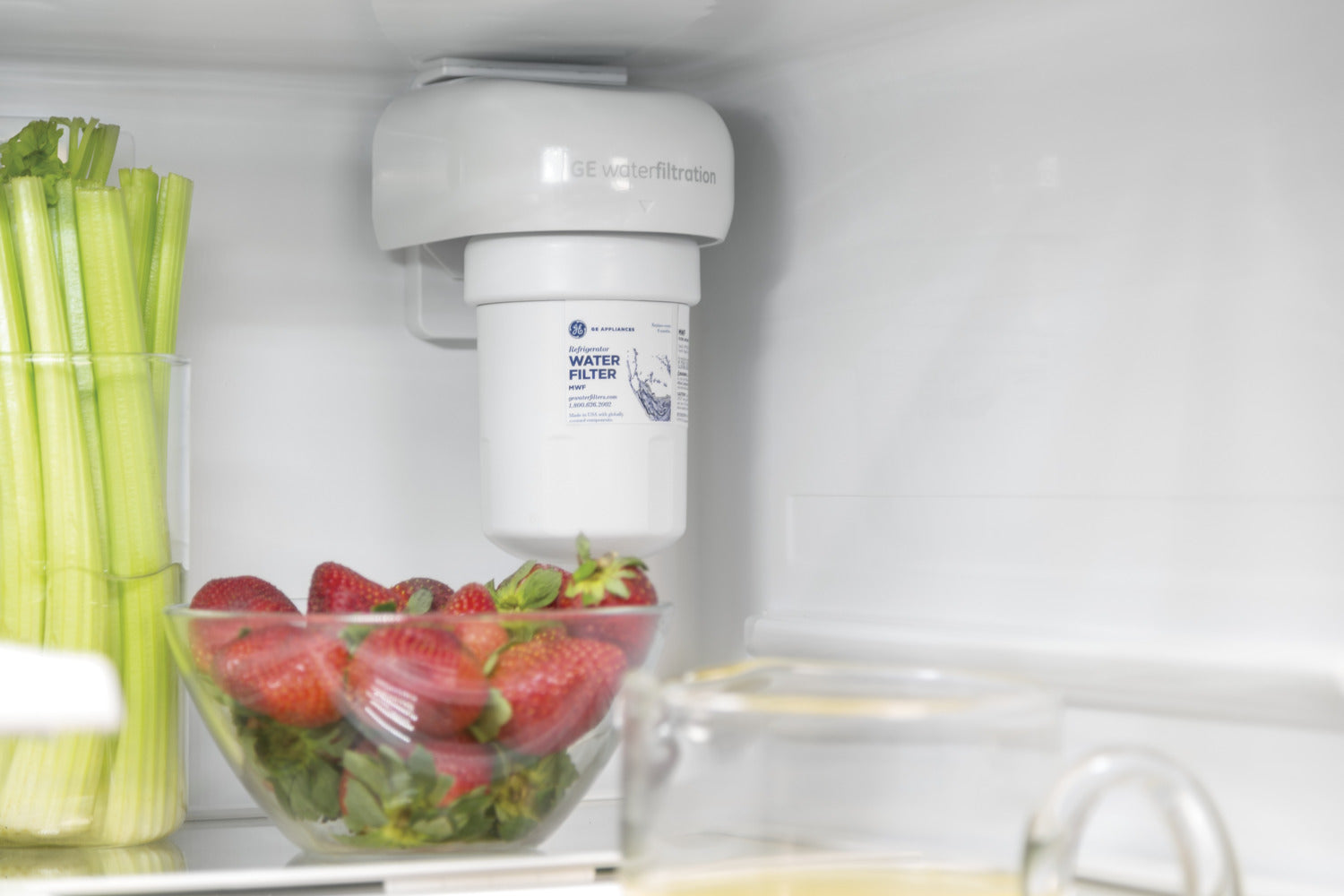 GE 32.75" 18.6 Cu. Ft. Black Counter-Depth French Door Refrigerator - GWE19JGLBB