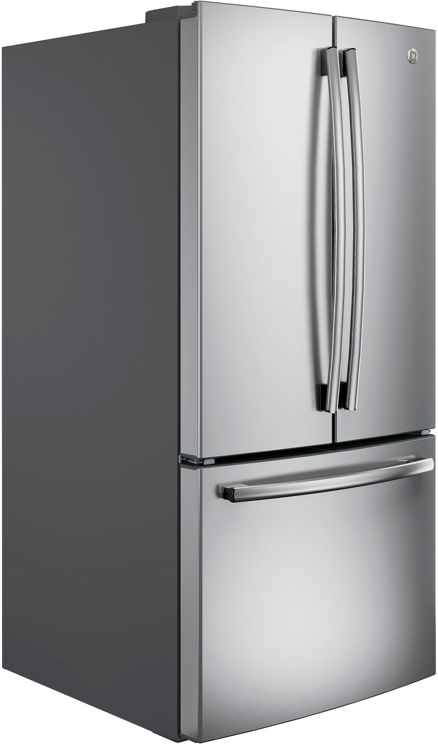 GE Stainless Steel French Door Refrigerator (20.8 Cu. Ft.) - GNE21DSKSS