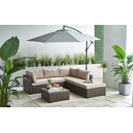 Caribe Outdoor Coffee Table - Light Brown