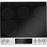 GE Stainless Steel Slide-In Electric True Convection Range (5.3 Cu. Ft.) - JCS840SMSS