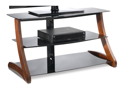 Astrix 50" TV Stand - Black and Brown