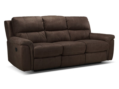 Roarke Reclining Sofa - Walnut