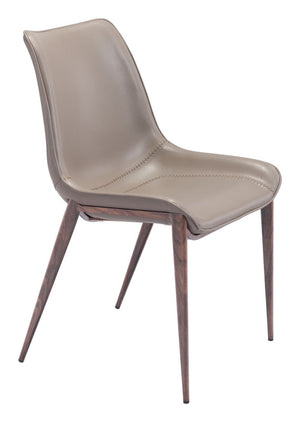 Teglberg Dining Chair - Greyish Brown/Walnut - Set of 2