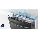 Samsung Black Stainless Steel 24" Dishwasher -	DW80K7050UG/AC