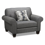 Drake 3 Pc. Living Room Package - Grey