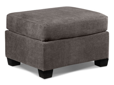 Fava Ottoman - Grey