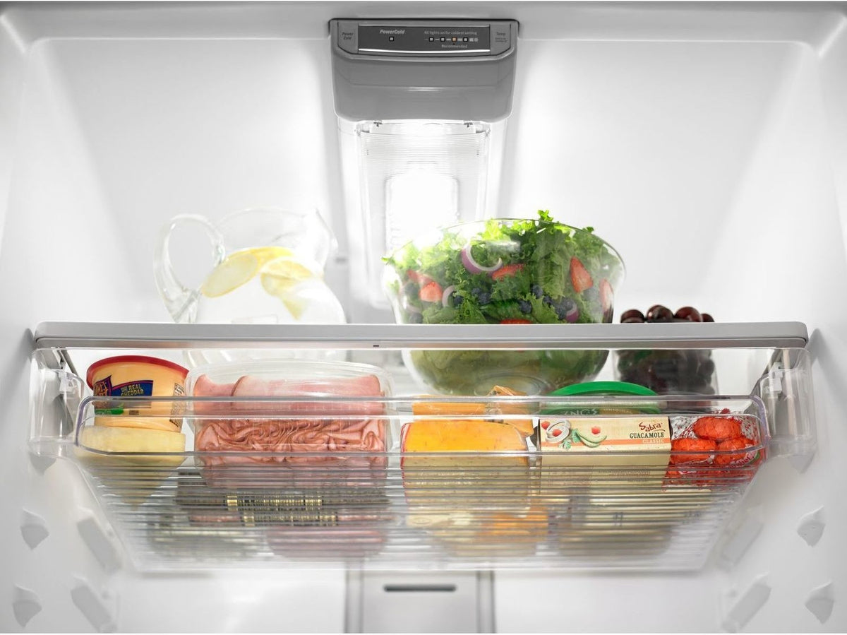 Maytag Stainless Steel TopFreezer Refrigerator (21 Cu. Ft.) MRT711SMFZ Leon's