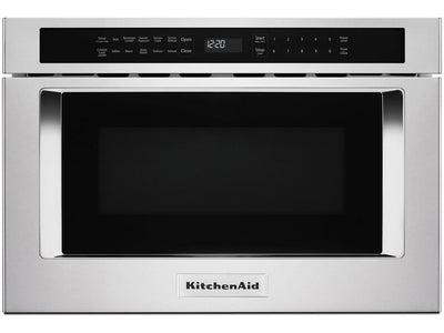KitchenAid Stainless Steel Under-Counter Microwave Oven Drawer (1.2 Cu. Ft.) - KMBD104GSS