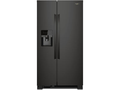 Whirlpool Black Side-by-Side Refrigerator (21 Cu. Ft.) - WRS331SDHB