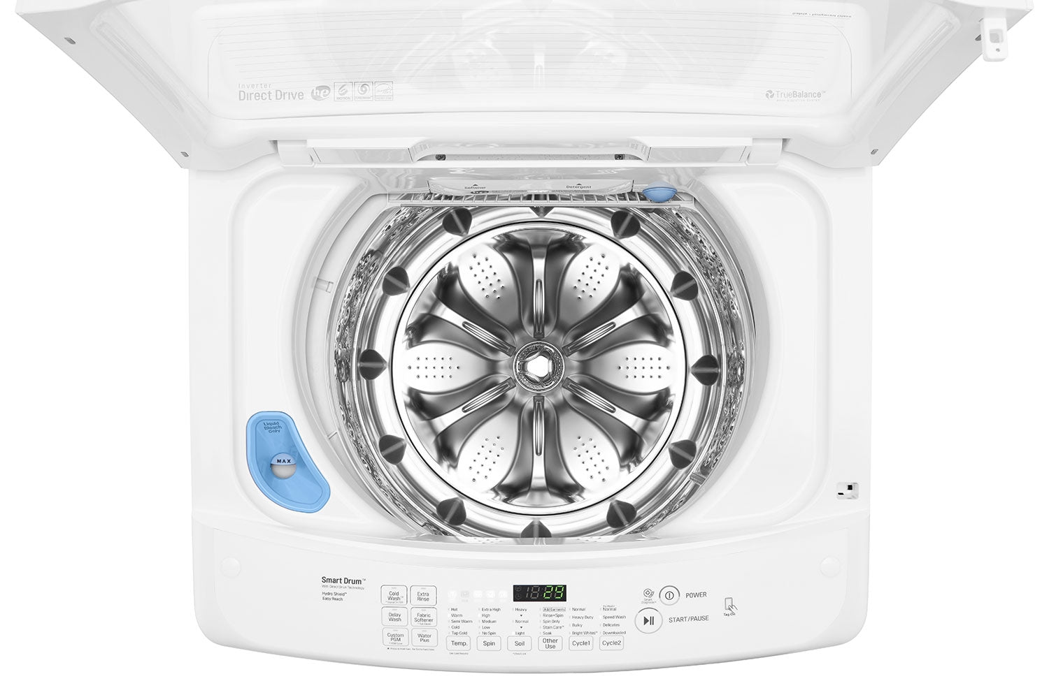 LG Appliances White Top-Load Electric Washer (5.2 Cu. Ft. IEC) - WT1501CW