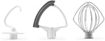 KitchenAid White Precise Heat Mixing Bowl for Tilt-Head Stand Mixer - KSM1CBT